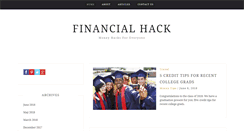 Desktop Screenshot of financialhack.com